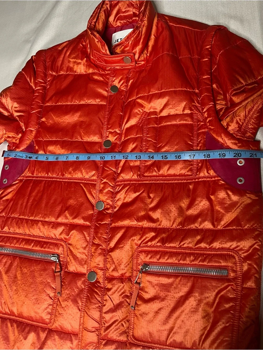Jet Set Convertible Ski Jacket Vest Quilted Puffer Luxury